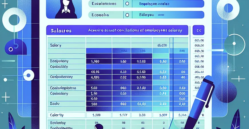 Excel 薪酬表格：确保员工薪资计算准确无误